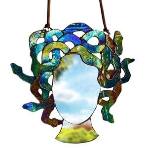 New Medusa Glass Decorative (Mirror not in stock)
